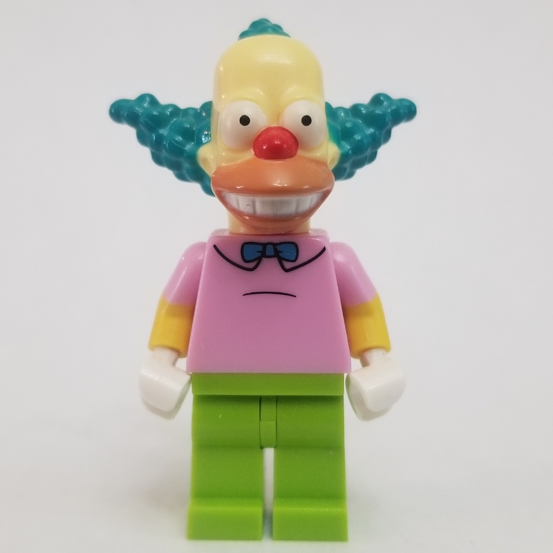 Krusty the Clown (CMF) — minifigure detail