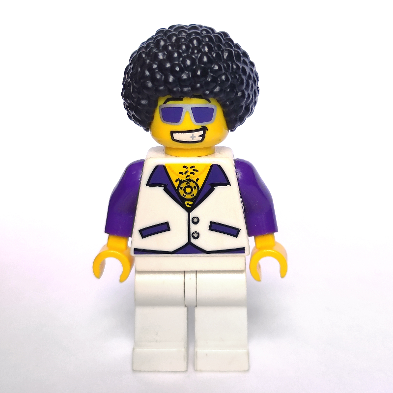 Disco Dude — minifigure detail