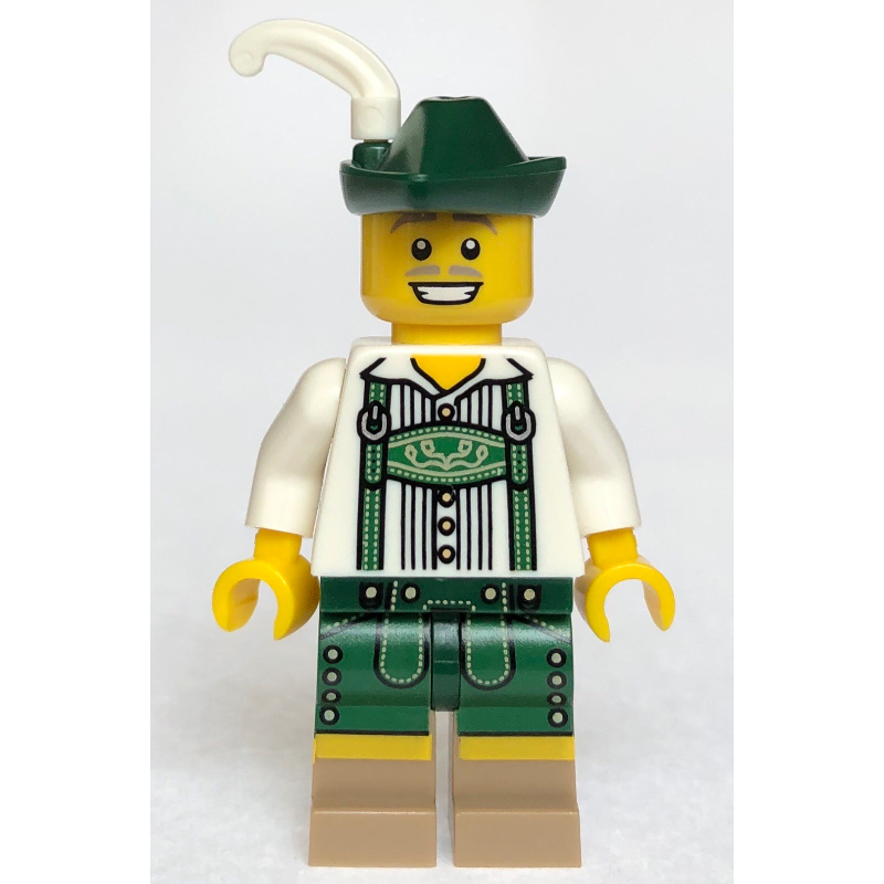 Lederhosen Guy — minifigure detail