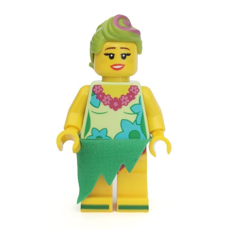 Hula Lula (CMF) — minifigure detail