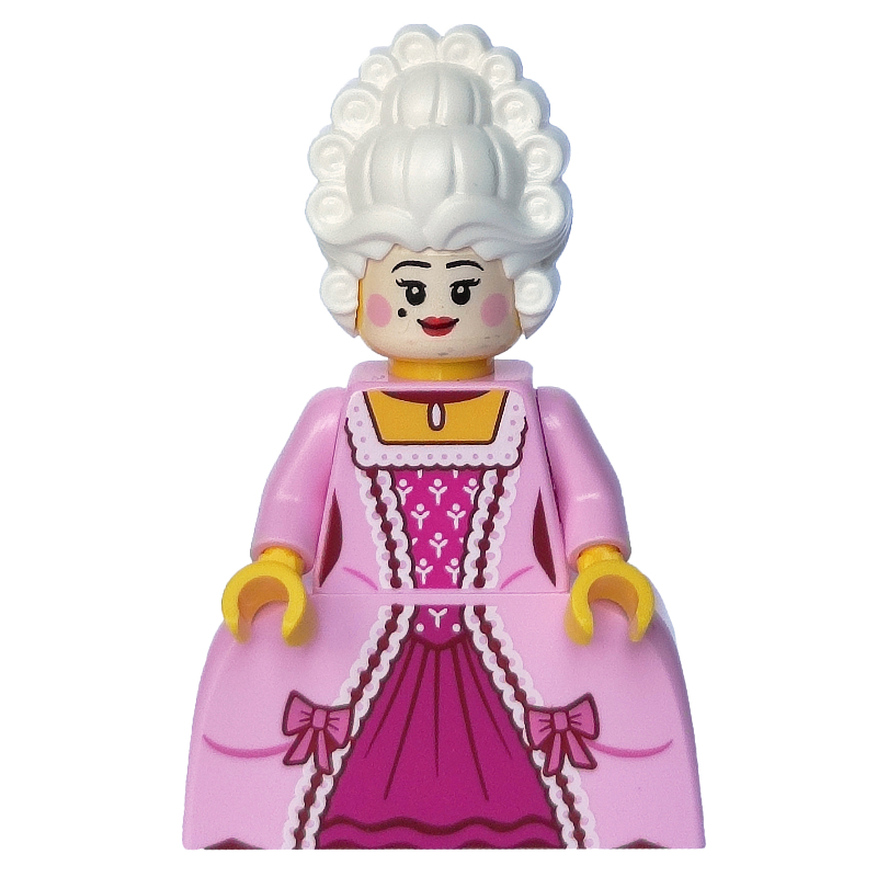 Rococo Aristocrat - Minifigure — minifigure detail