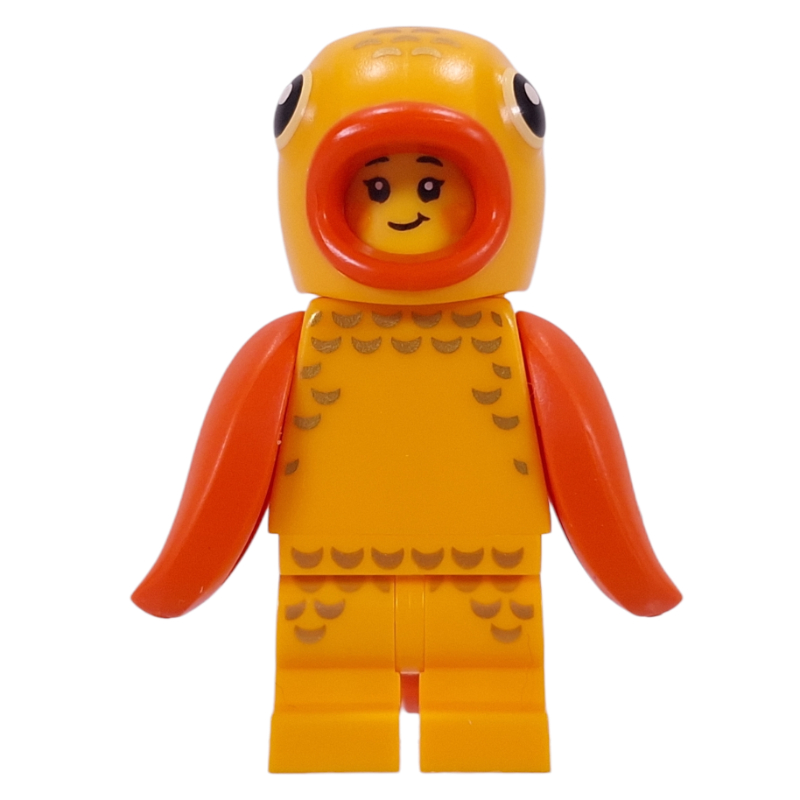Goldfish Suit — minifigure detail