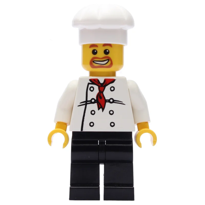 Chef, Red Neckerchief, Black Legs, Goatee Beard