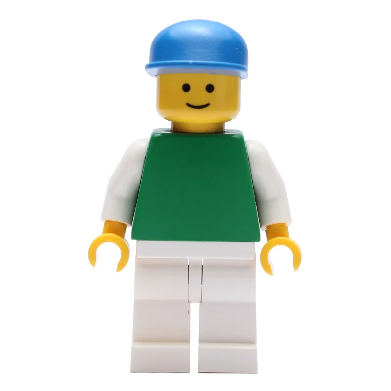 Green Torso, White Legs, BLue Cap