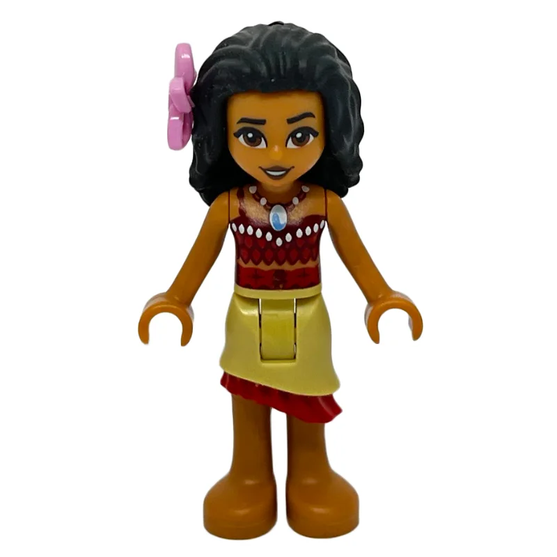 Moana - Red Shirt, Tan Skirt