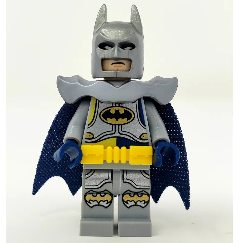 Batman, Light Bluish Gray Suit, Dark Blue Cape, Silver Cowl (Excalibur Batman)