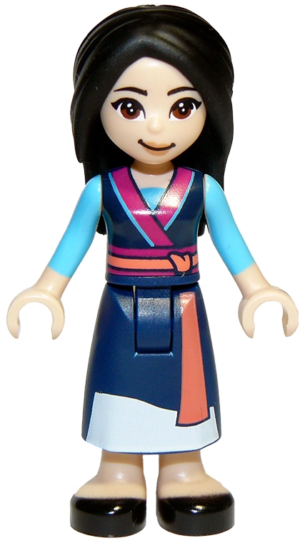 Mulan - Dark Blue Dress