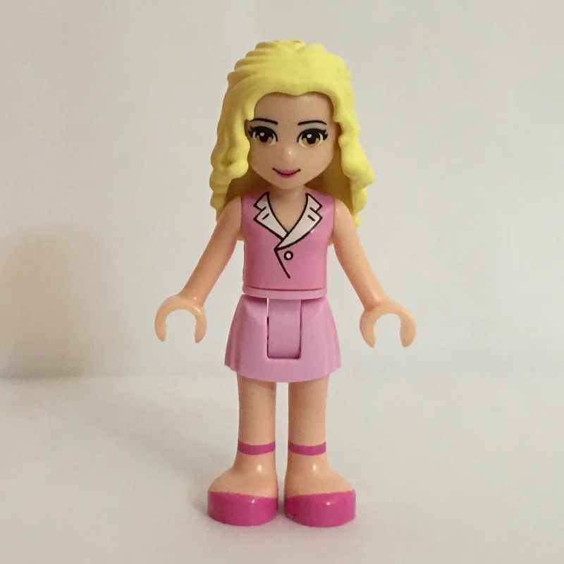 Marie - Bright Pink Blouse, Bright Pink Skirt