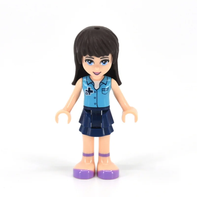 Sophie - Dark Azure Vest, Dark Blue Skirt, Veterinarian