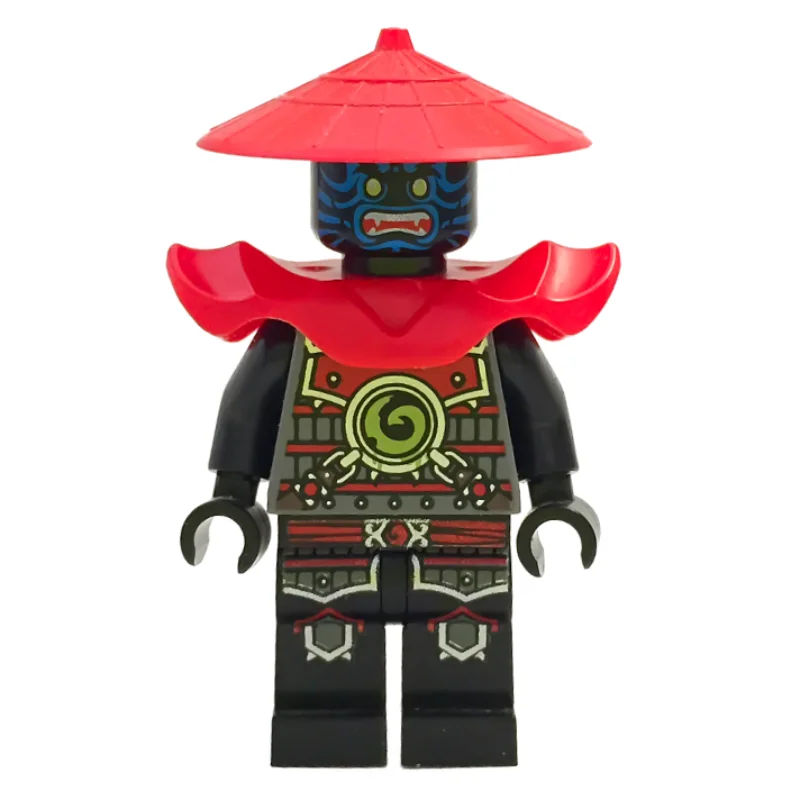 Swordsman with Blue Face