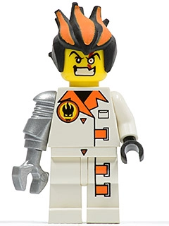Dr. Inferno with Metallic Silver Claw