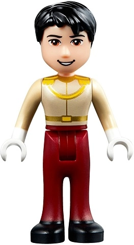 Prince Charming - Tan Shirt, Dark Red Trousers
