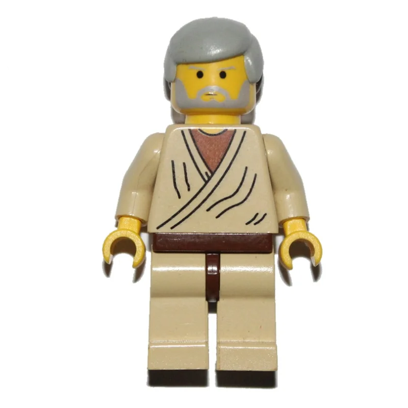 Obi-Wan Kenobi, Old, Yellow Skin, Light Gray Hair
