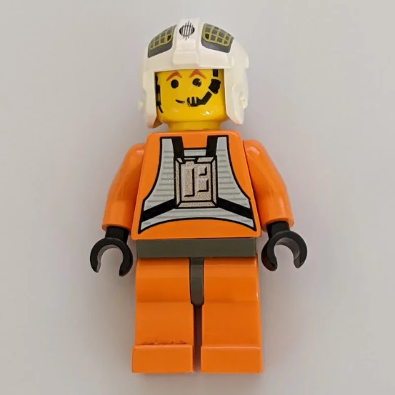 Dutch Vander / Rebel Pilot Y-wing, Yellow Skin, Dark Gray Hips