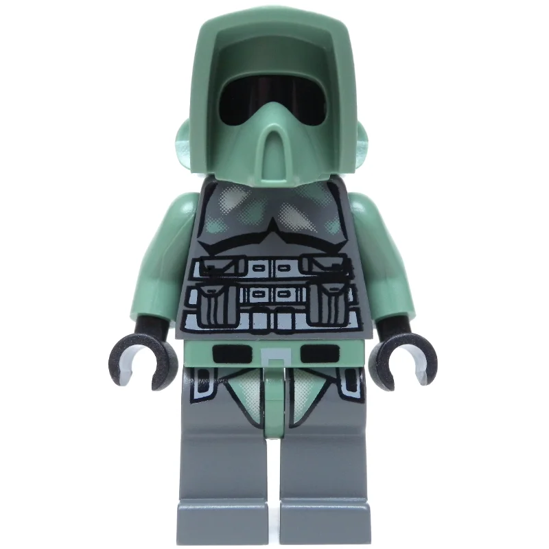 Clone Trooper, 41st Elite Corps Scout Battalion Armor, Dark Bluish Gray (Kashyyyk)