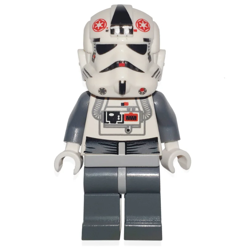 AT-AT Driver, White Uniform, Plain Black Head (87556 Helmet)
