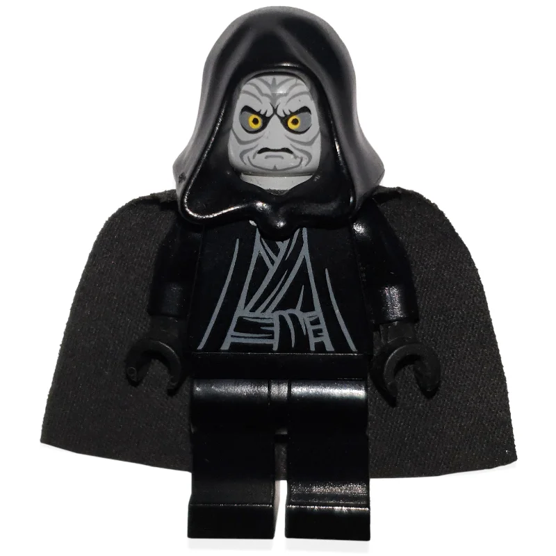 Emperor Palpatine, Light Bluish Gray Skin, Black Hands