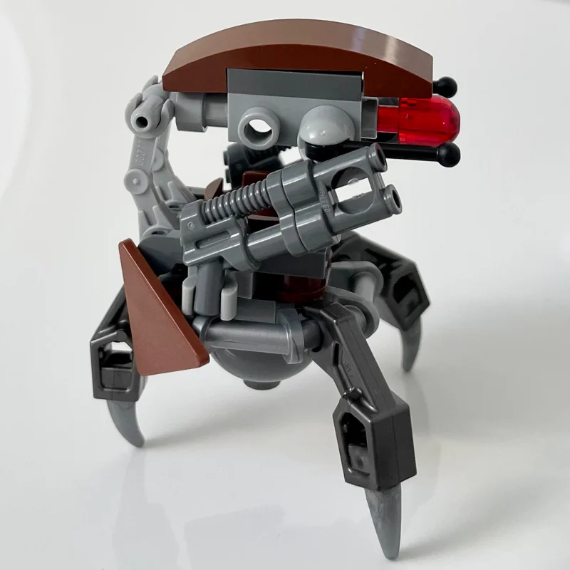 Droideka / Destroyer Droid, Reddish Brown Shell, Triangular Panels