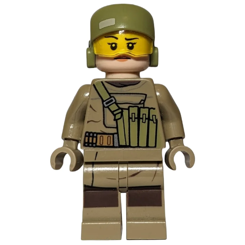 Resistance Soldier, Female, Olive Green Helmet