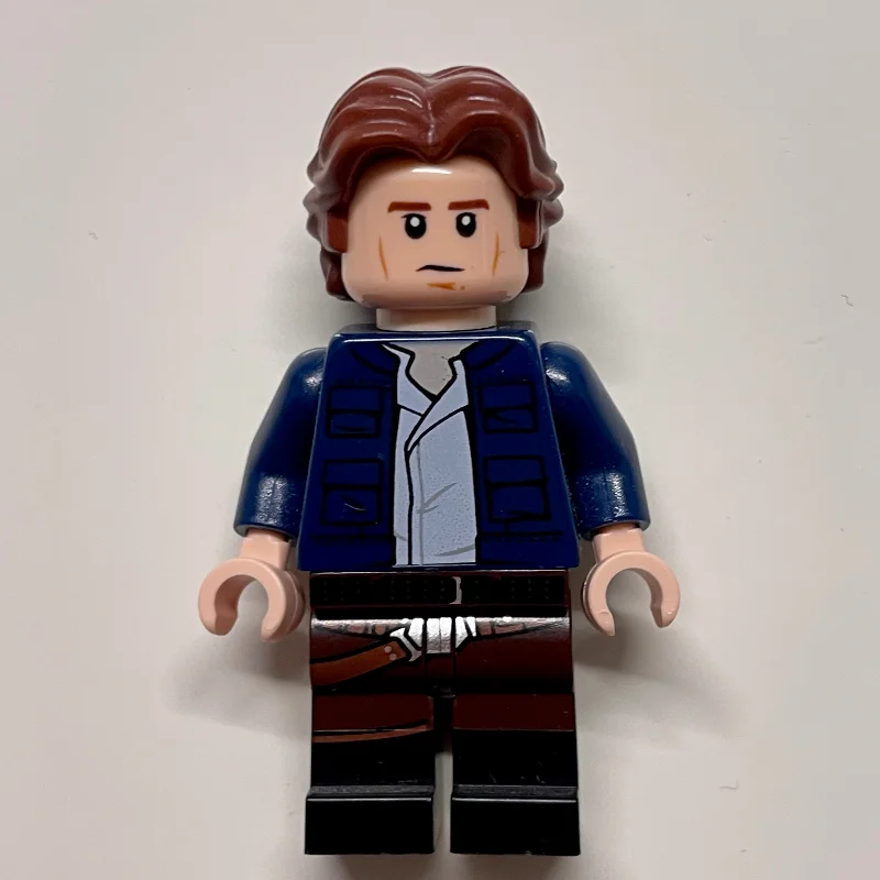 Han Solo, Dark Blue Jacket, Dark Brown and Black Dual Molded Legs