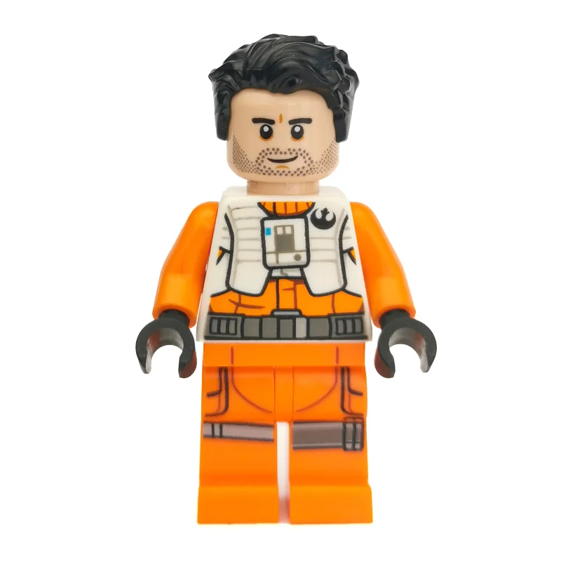 Poe Dameron, White and Orange Pilot Outfit