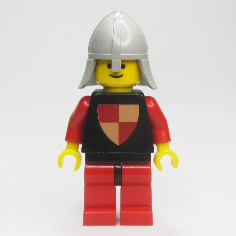 Knight (Quartered Shield) - Red Legs, Neck-Protector