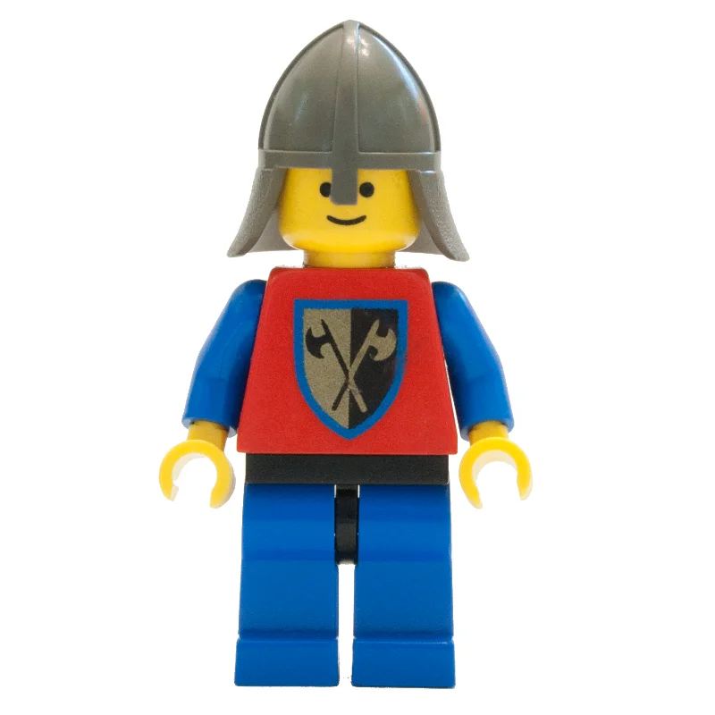 Knight (Crusader Axe) - Blue Legs, Neck-Protector