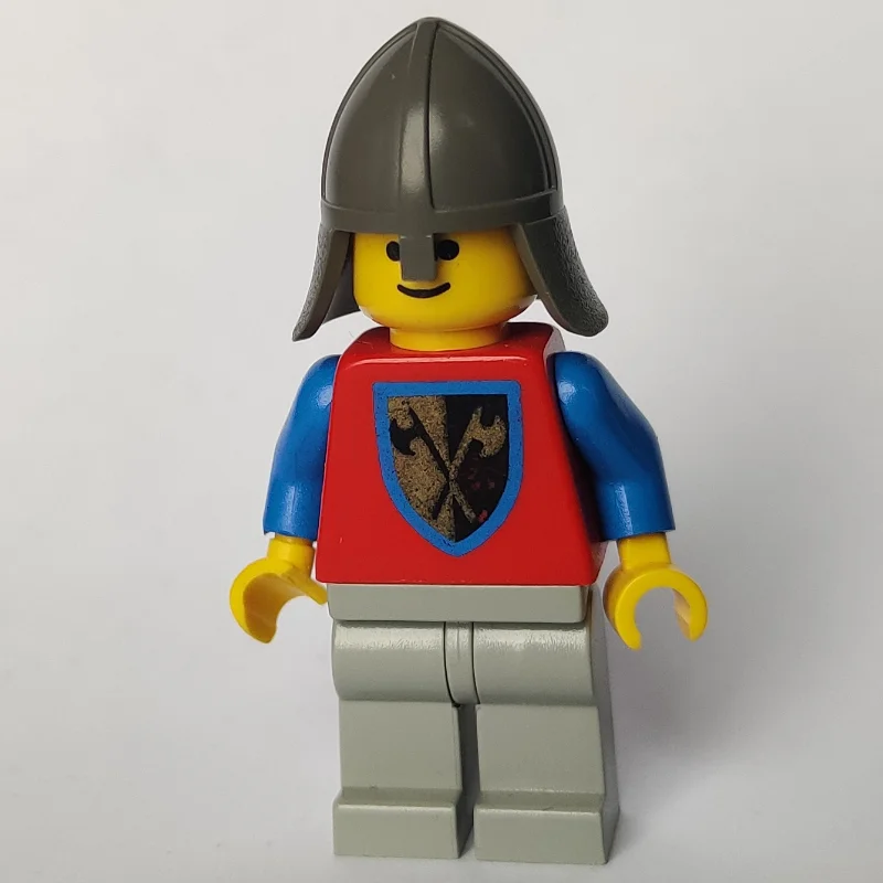 Knight (Crusader Axe) - Light Gray Legs