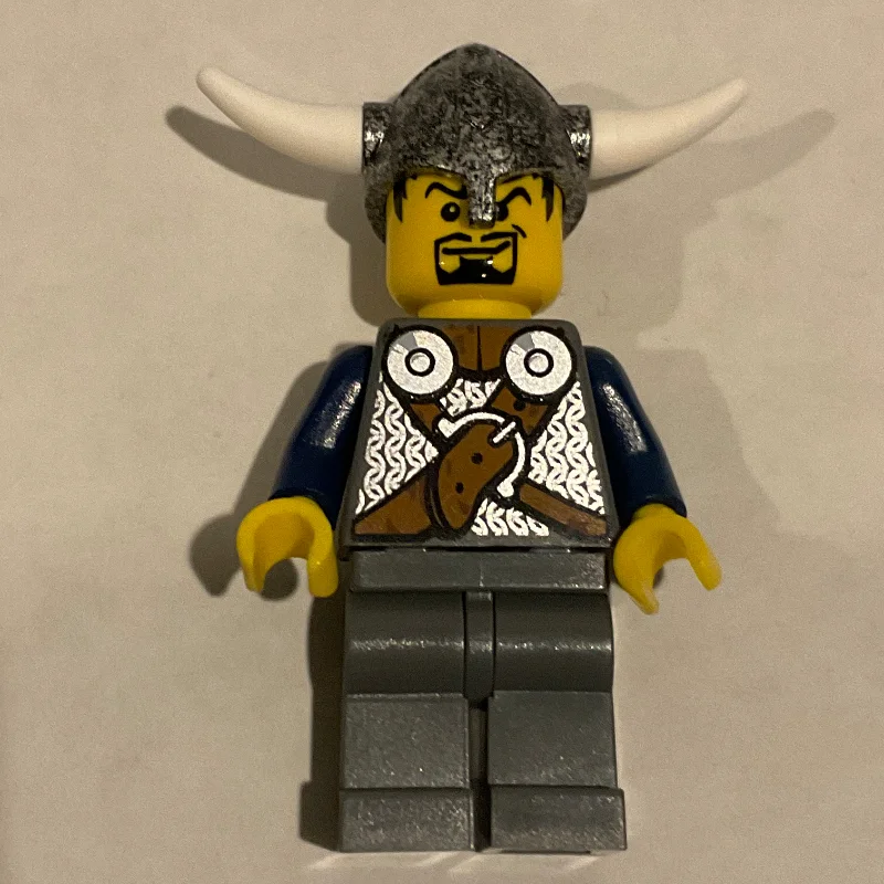 Viking Warrior - Armour, Belts, Dark Blue Arms, Dark Gray Legs