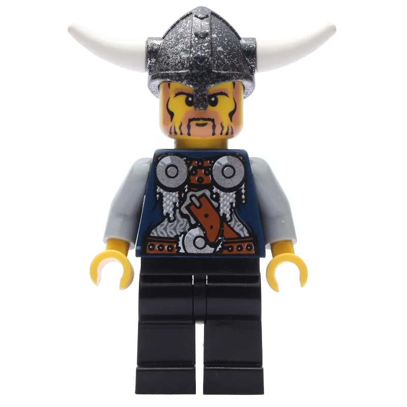 Viking Warrior - Armour, Sand Blue Arms, Black Legs