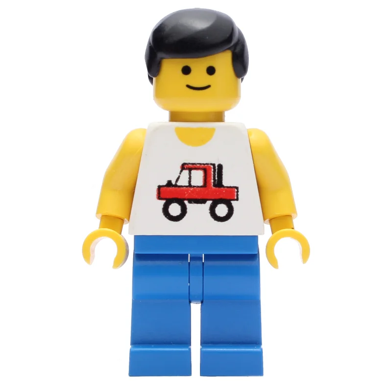 Man - With Shirt wit Truck, Blue Legs