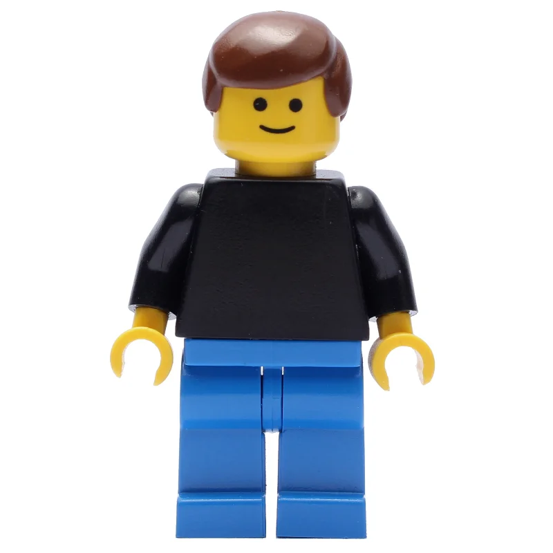 Man - Black Torso, Blue Legs, Brown Hair
