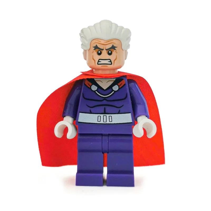 Magneto, Dark Purple Outfit with Hair