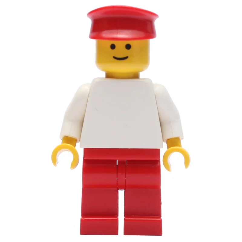 Man - White Torso, Red Legs, Red Hat