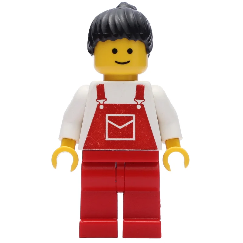 Woman - White Torso, Red Overall