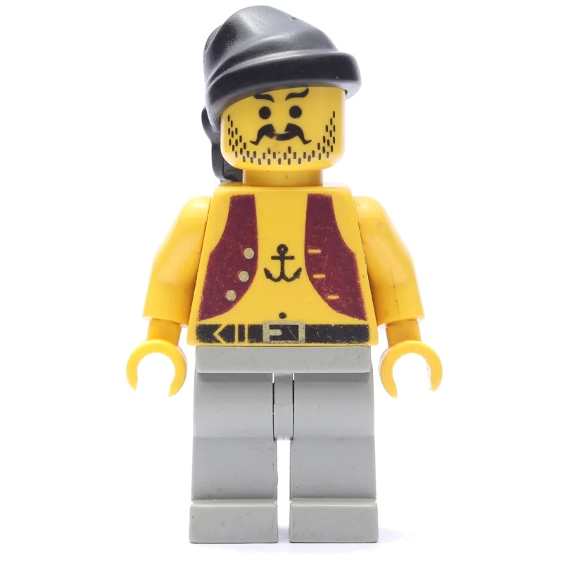 Pirate - Anchor Tattoo, Light Gray Legs, Black Bandana