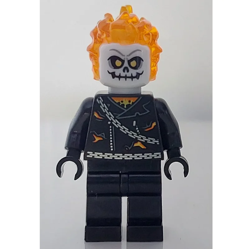 Ghost Rider, White Head, Torn Jacket