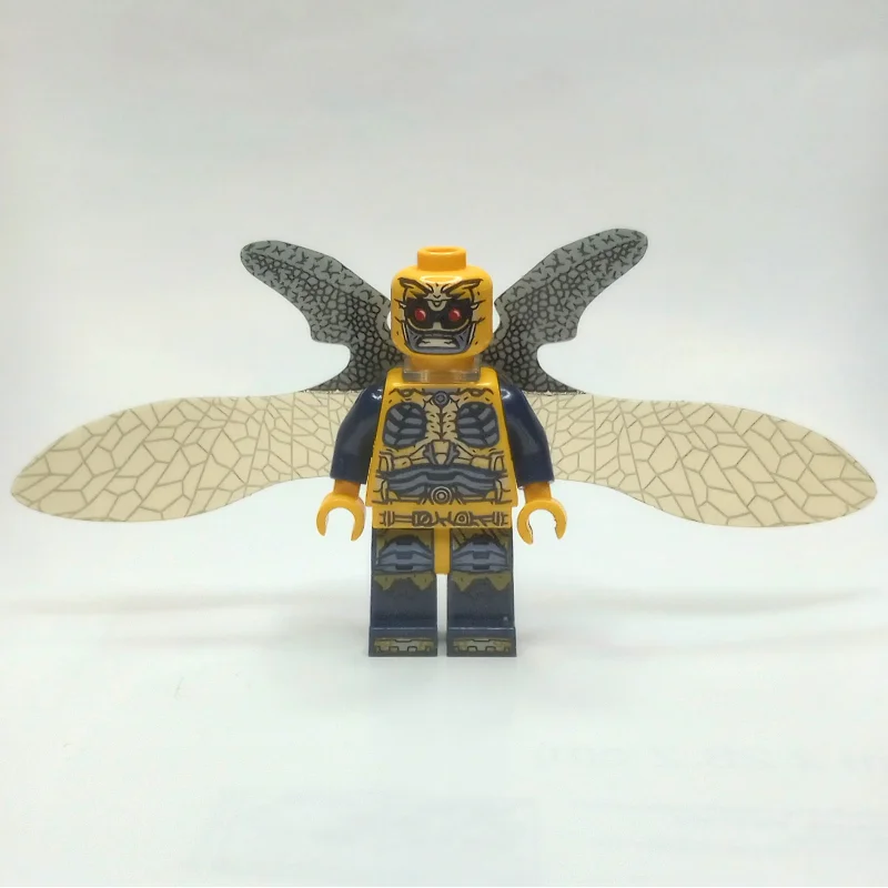 Parademon with Bright Light Orange Armor and Open Wings (DCEU)