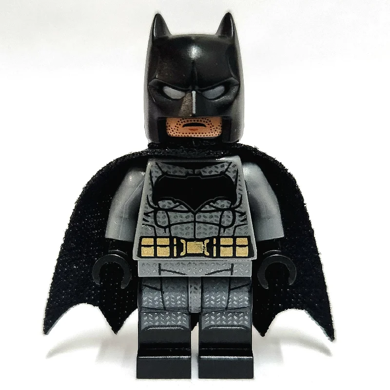 Batman, Dark Bluish Gray Suit, Black Cape and Cowl, Black Head, Large Batman Logo