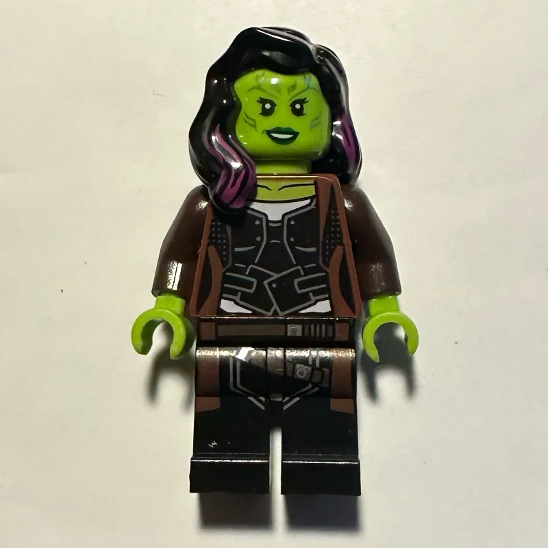 Gamora in Long Reddish Brown Coat