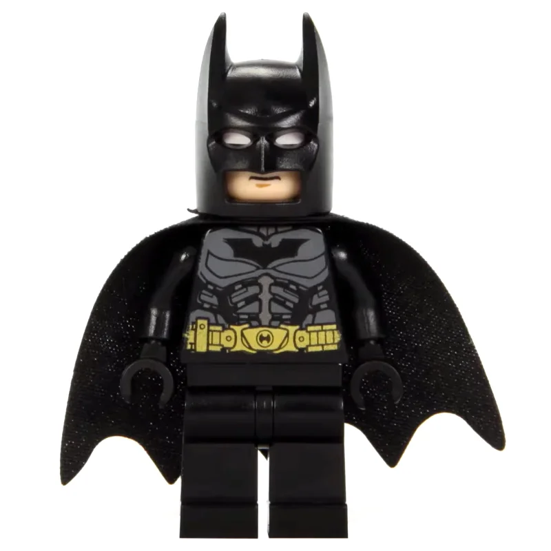 Batman, Black Suit, Black Cape and Cowl, Yellow Utility Belt, Black Batman Logo