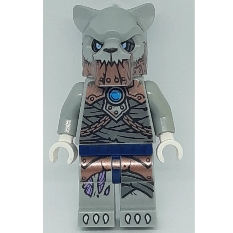 Saber-Tooth Tiger Warrior with Copper Plates on Jaw