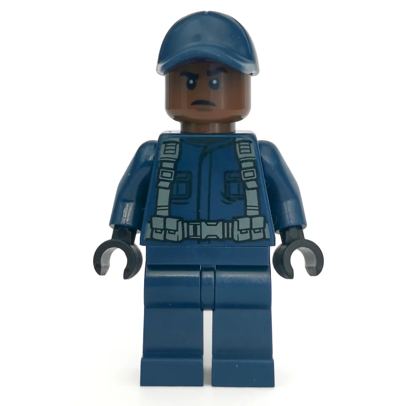 Guard with Reddish Brown Skin, and Dark Blue Cap