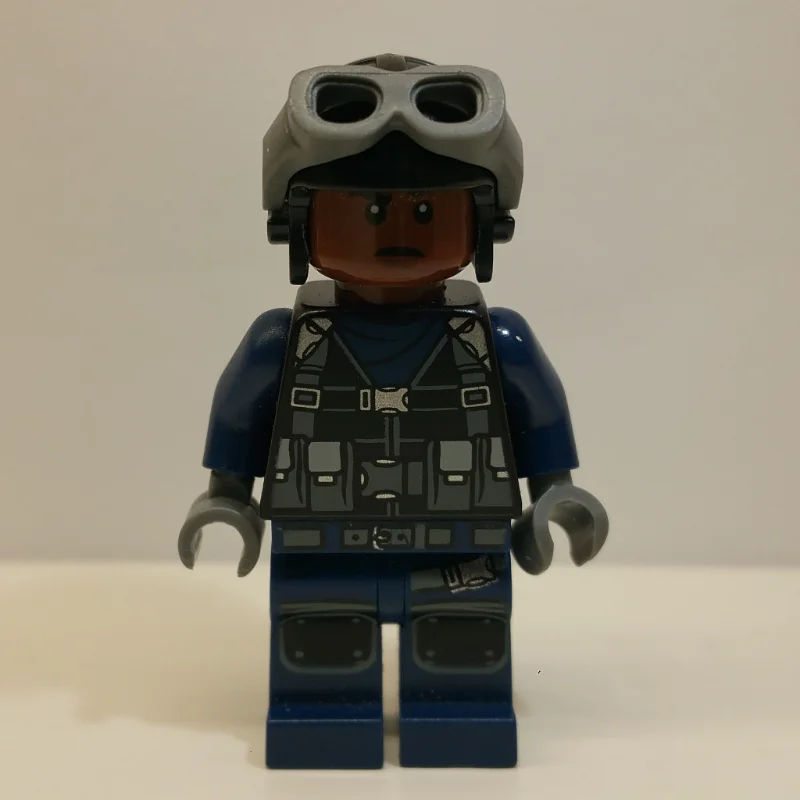 Guard in Helmet with Goggles