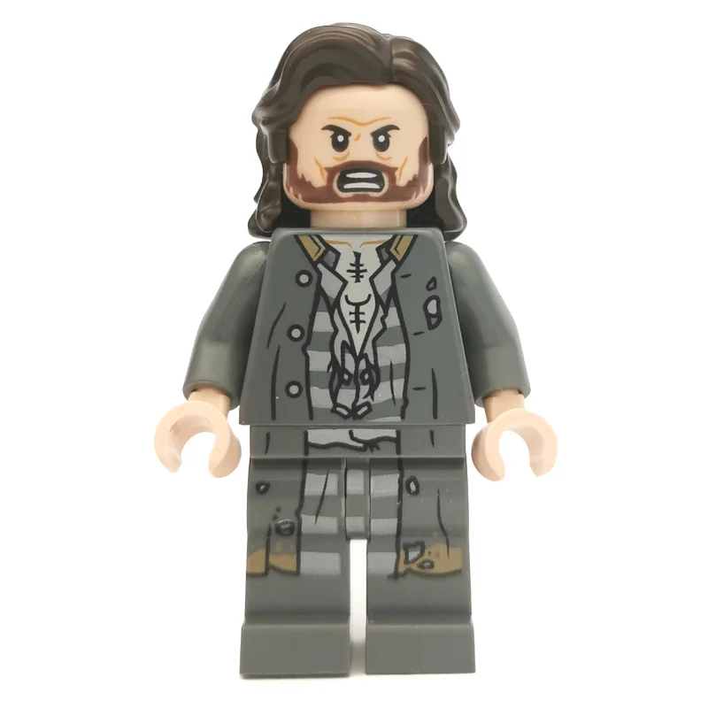Sirius Black, Dark Bluish Gray Prison Outfit with Long Jacket