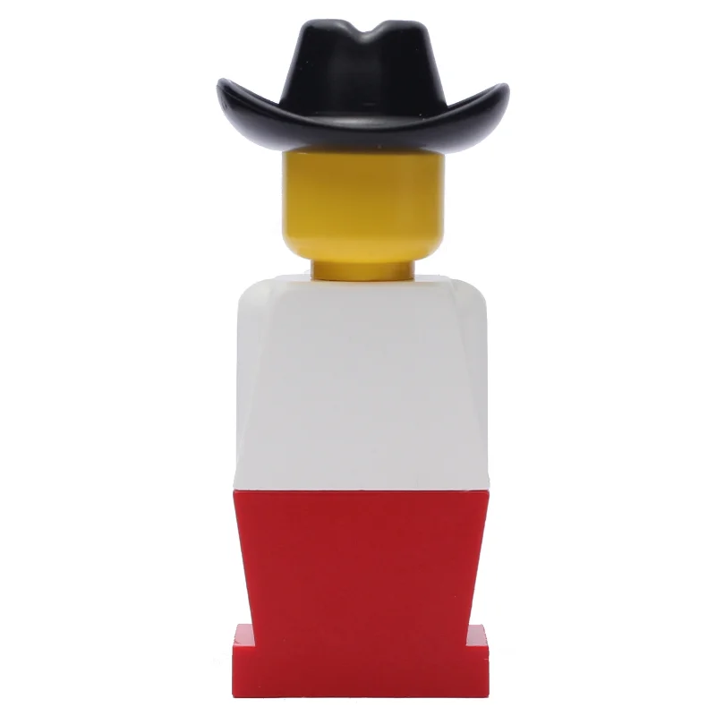 LEGOLAND White Torso, Red Legs, Black Cowboy Hat