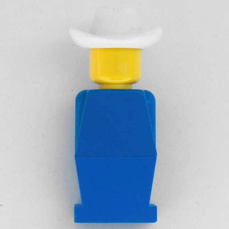LEGOLAND Blue Torso, Blue Legs, White Cowboy Hat