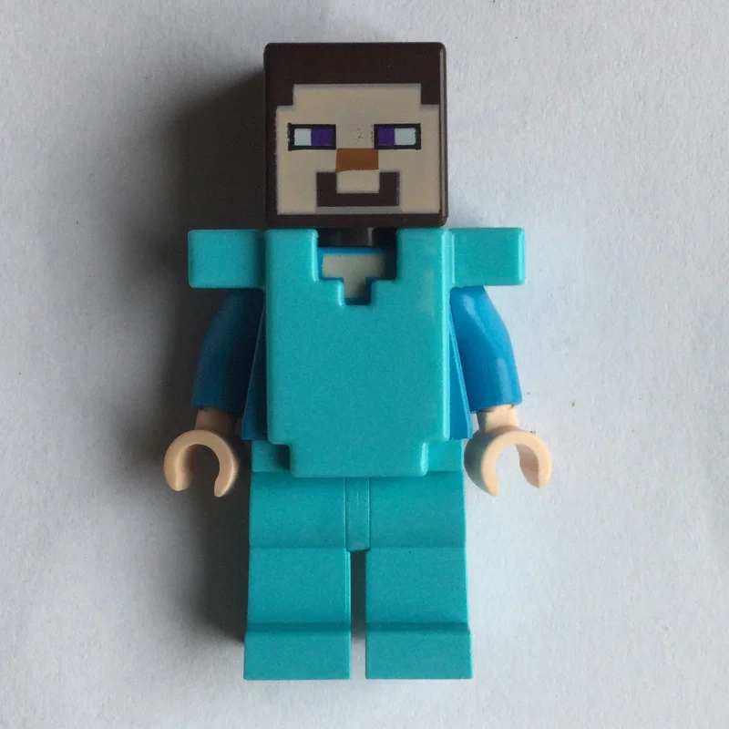 Steve in Medium Azure Armor
