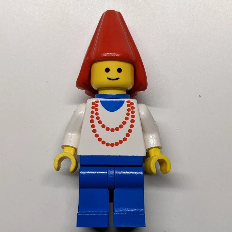 Maiden - Blue Legs, Red Cone Hat, 3626b