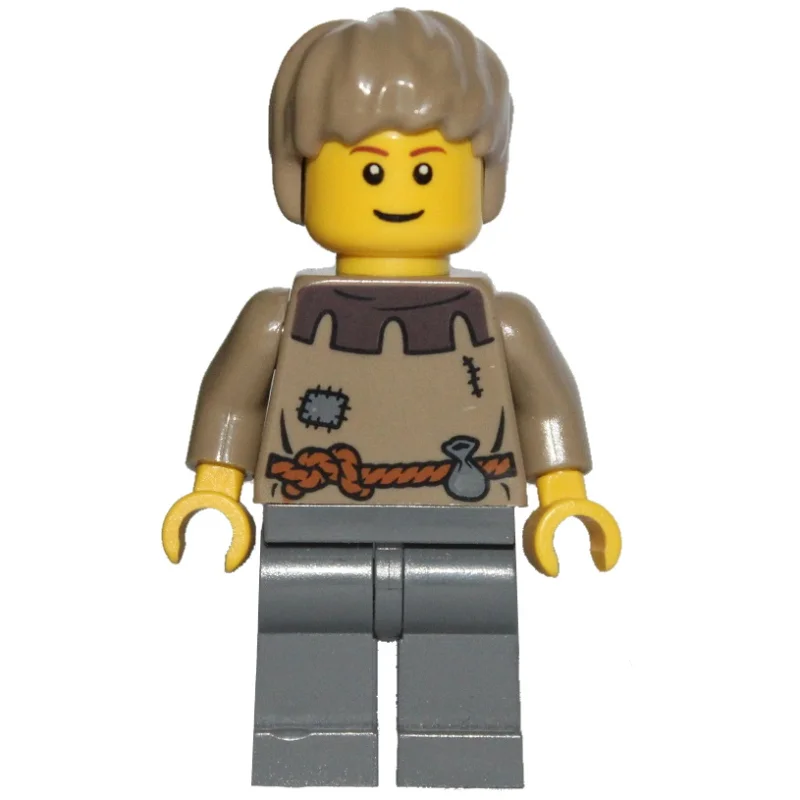 Peasant (Fantasy Era) - Dark Tan Hair